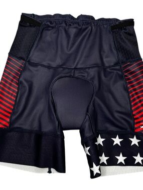 Zoot Cycling TRI 6” Short Full Potential Fitness Compression Padded CH USA W's S